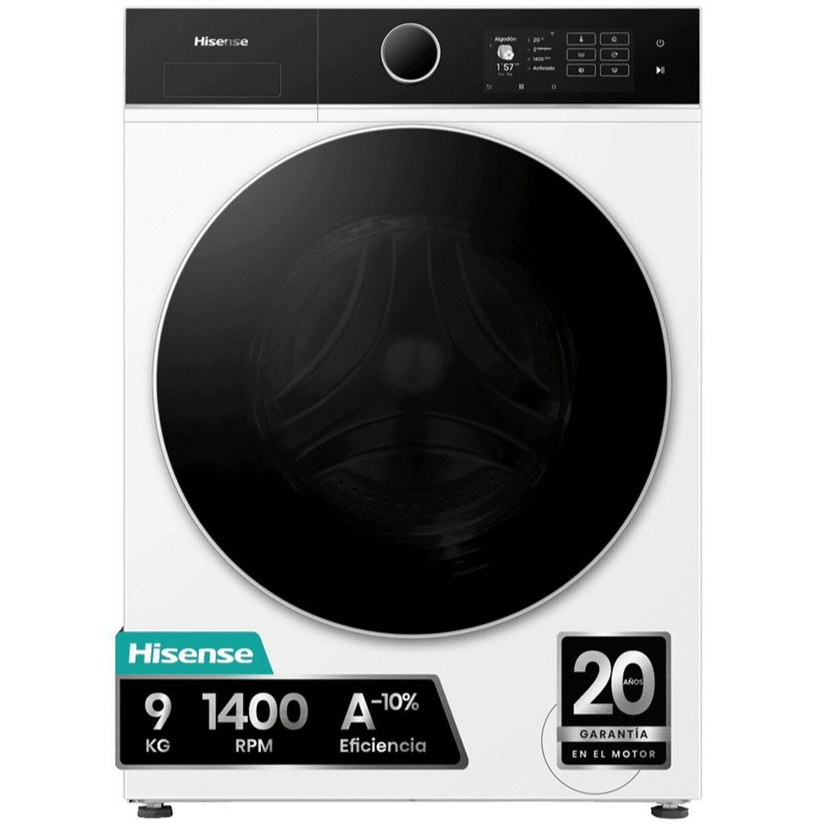 Tvättmaskin Hisense WF5I9043BWFS 9 kg