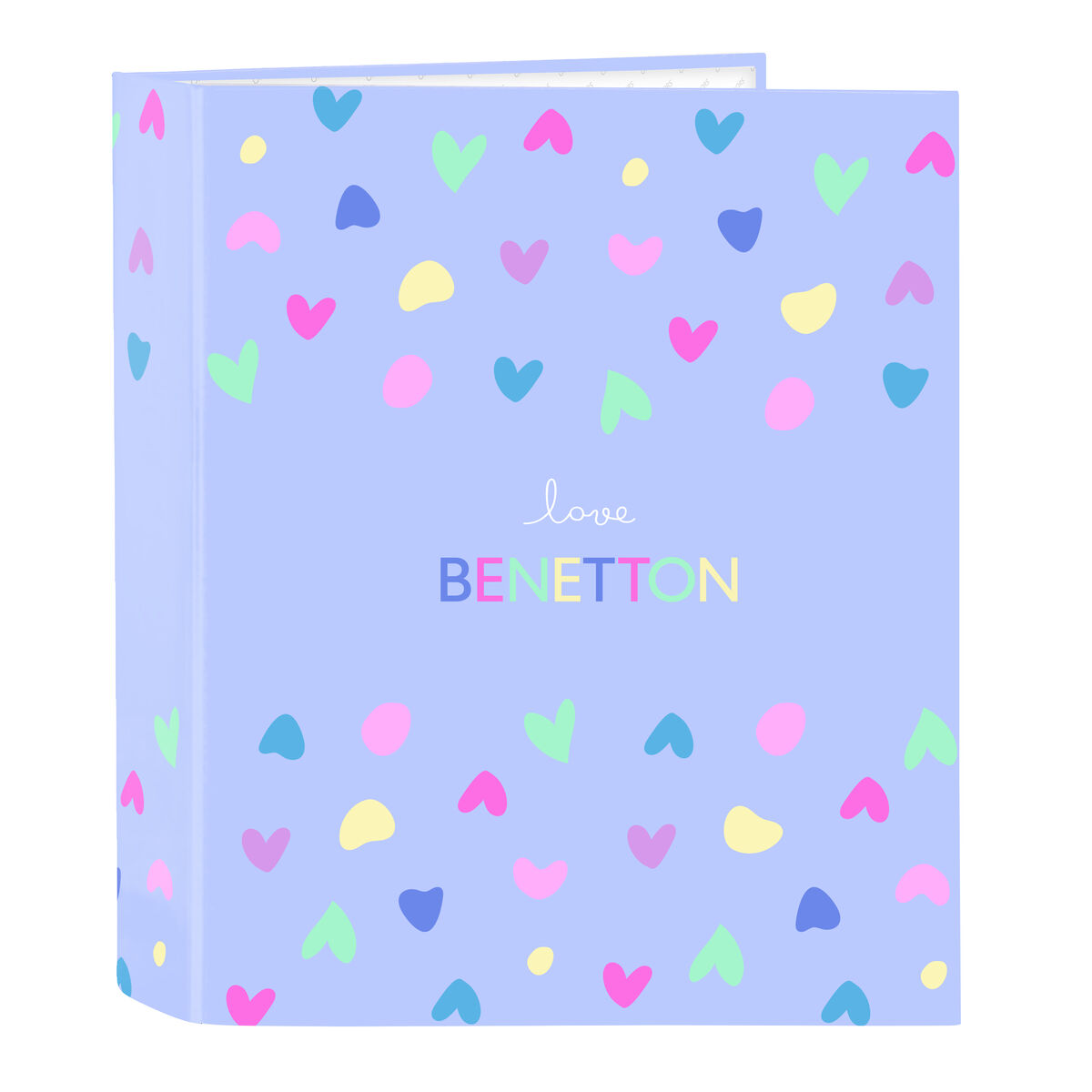 Ringpärm Benetton Lila Lila A4 27 x 33 x 6 cm