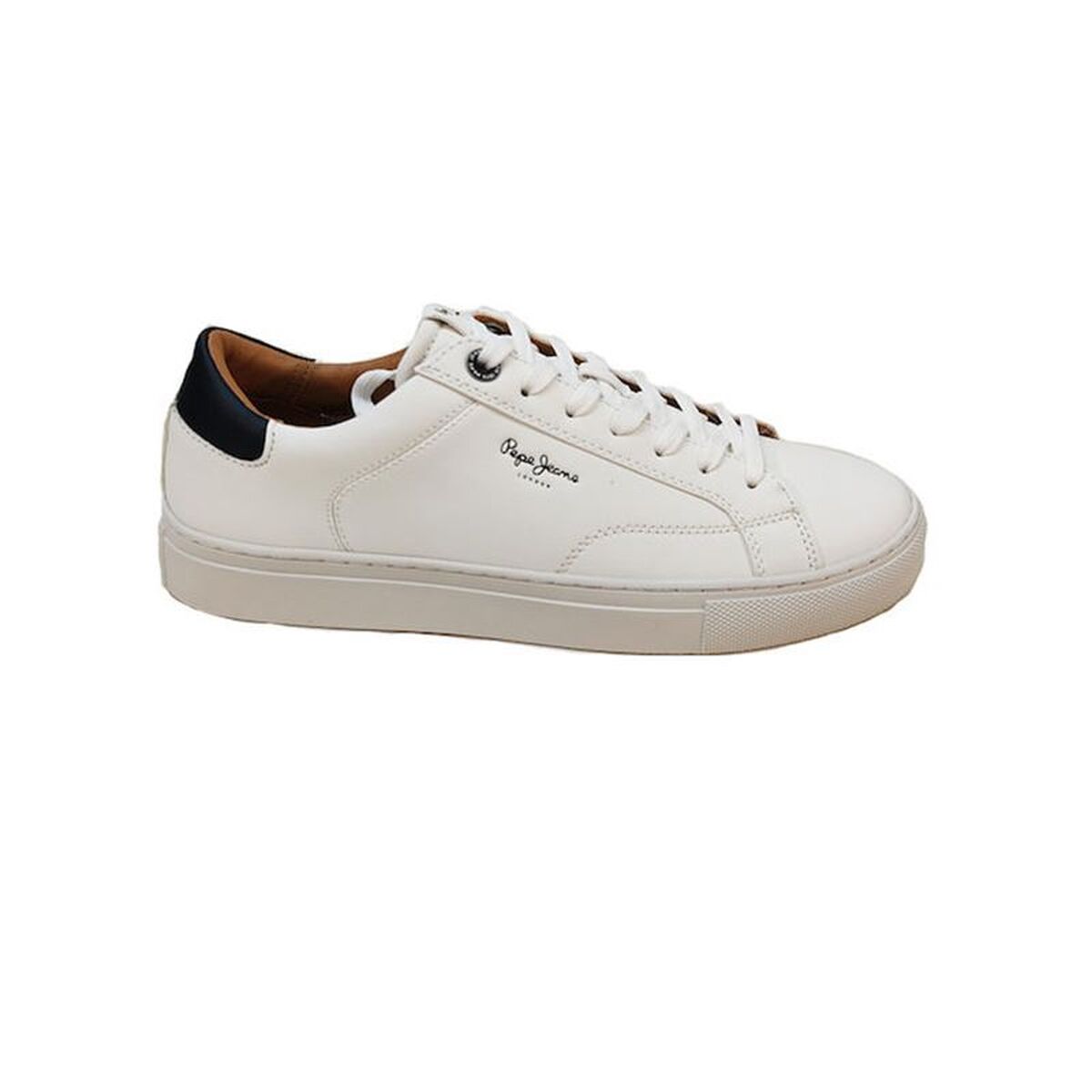Sportskor Casual Herr Pepe Jeans Joe Basic Vit