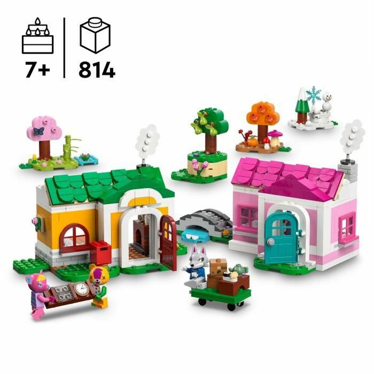 Byggsats Lego 77057 Animal Crossing Seasons 814 Delar - 2