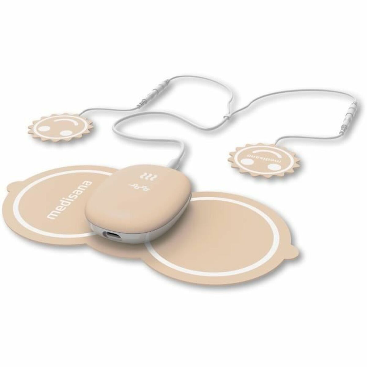 Uppladdningsbar avslappnande massageapparat vid menstruation Medisana TT 250 Beige