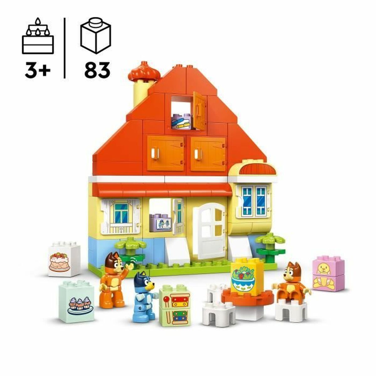 Byggsats Lego DUPLO 10459 Bluey's Family House with Memory 83 Delar - 2