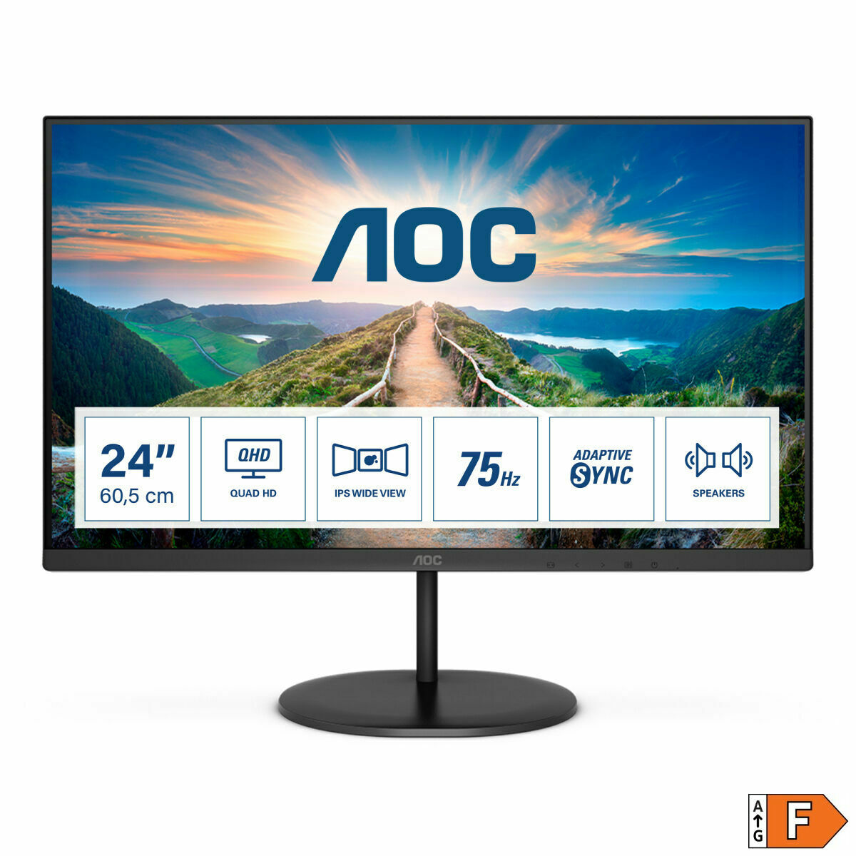 Monitor AOC Q24V4EA 23,8" 2K LCD - 3
