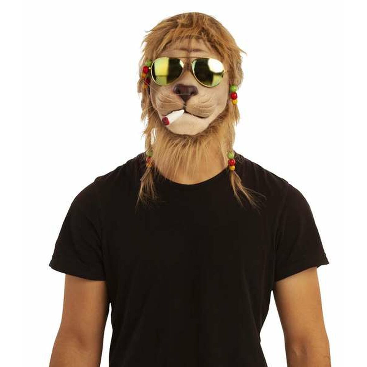 Mask My Other Me Brun One size M Lejonet