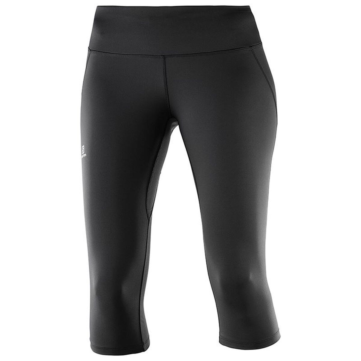 Sport-leggings, Dam Salomon Agile Mid Tight Svart