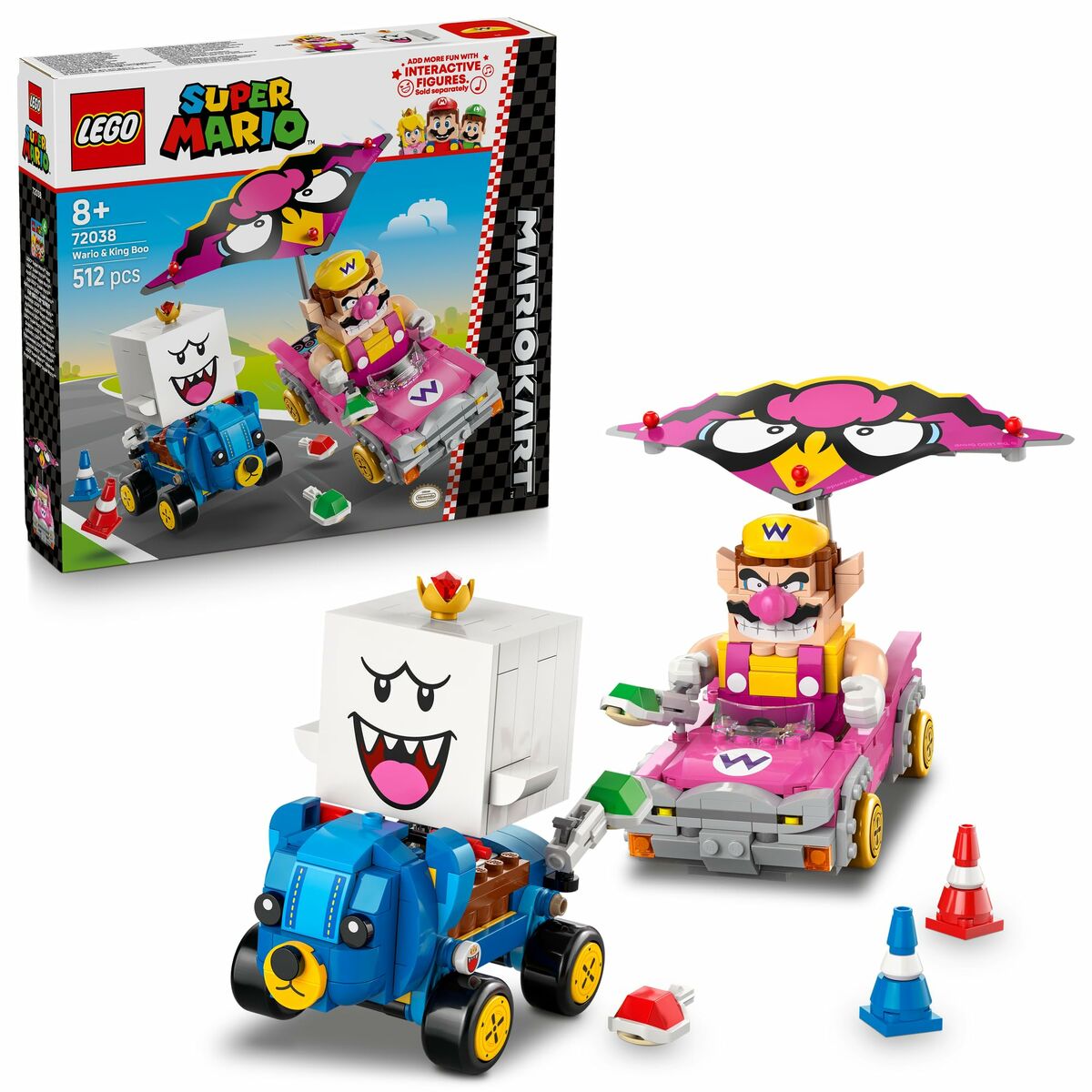 Byggsats Lego 72038 Wario and King Boo 512 Delar - 2