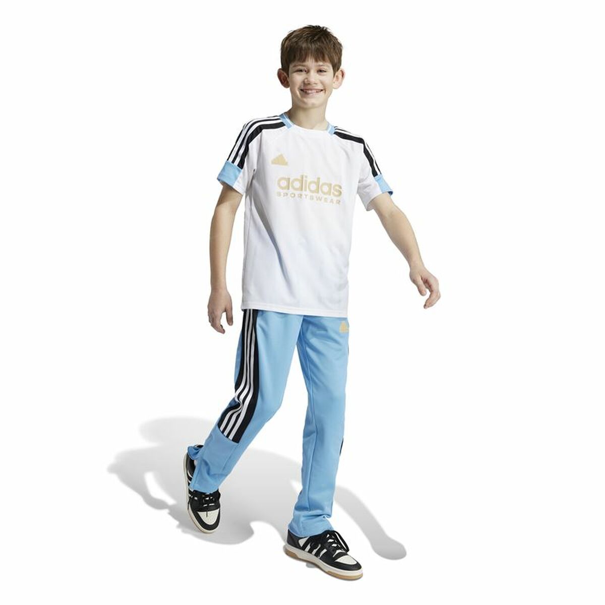 Barn T-shirt med kortärm Adidas Nations Vit - 2