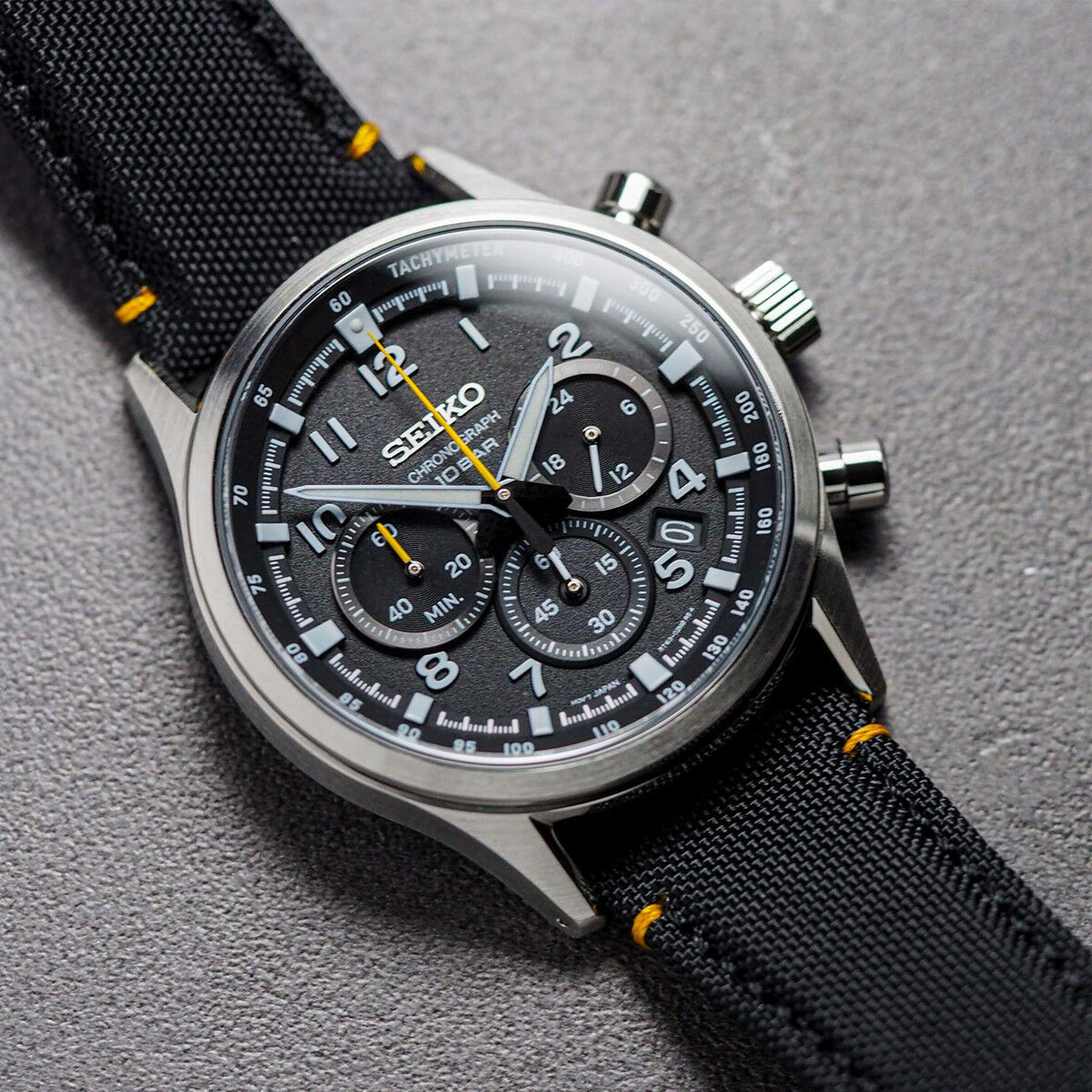 Herrklocka Seiko SSB449P1 Svart - 2