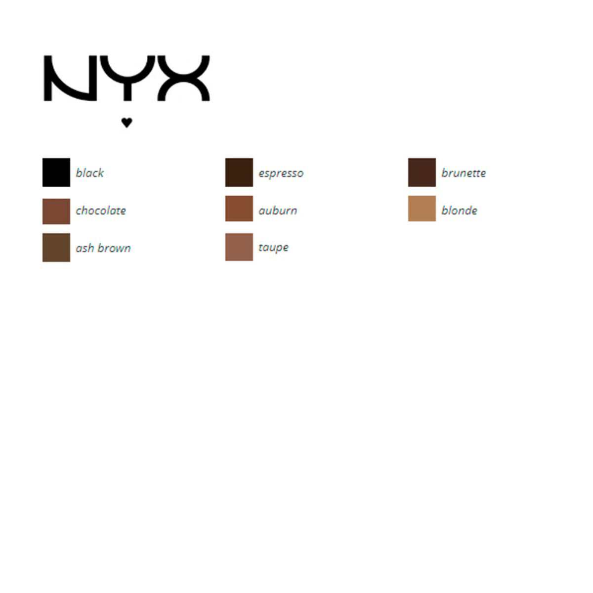 Ögonbryn smink NYX 0,5 g - 3
