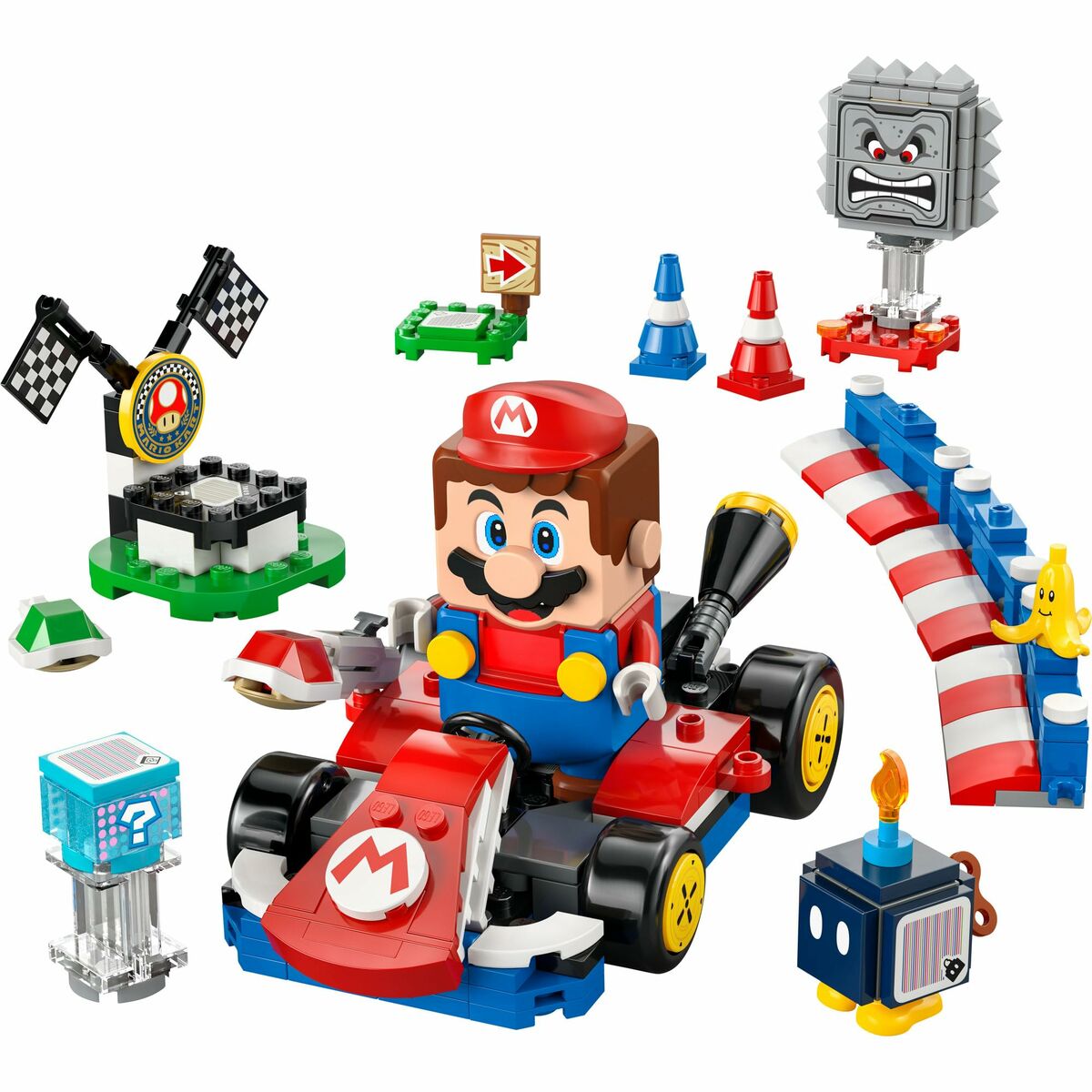 Byggsats Lego 72043 Interactive LEGO Mario and Standard Kart 278 Delar - 3