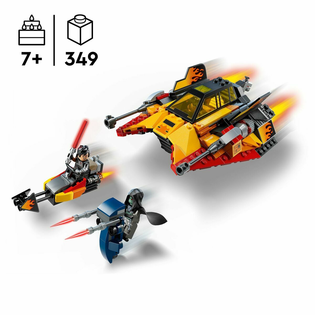Byggsats Lego 75414 The Force Burner Snowspeeder 349 Delar - 3