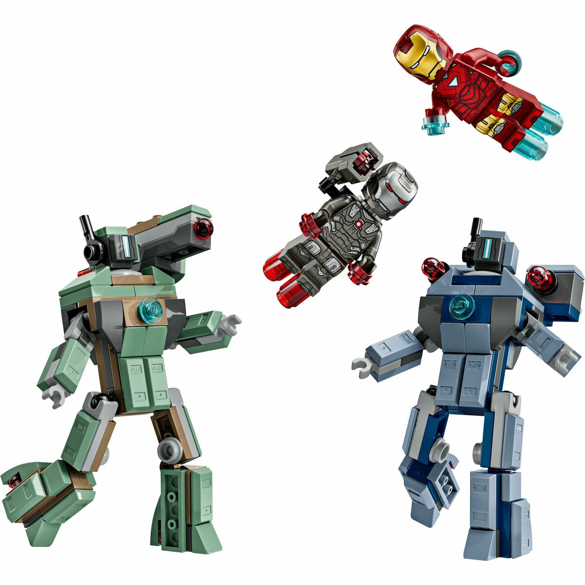 Byggsats Lego 76320 Iron Man & War Machine VS Hammer Drones 204 Delar - 3