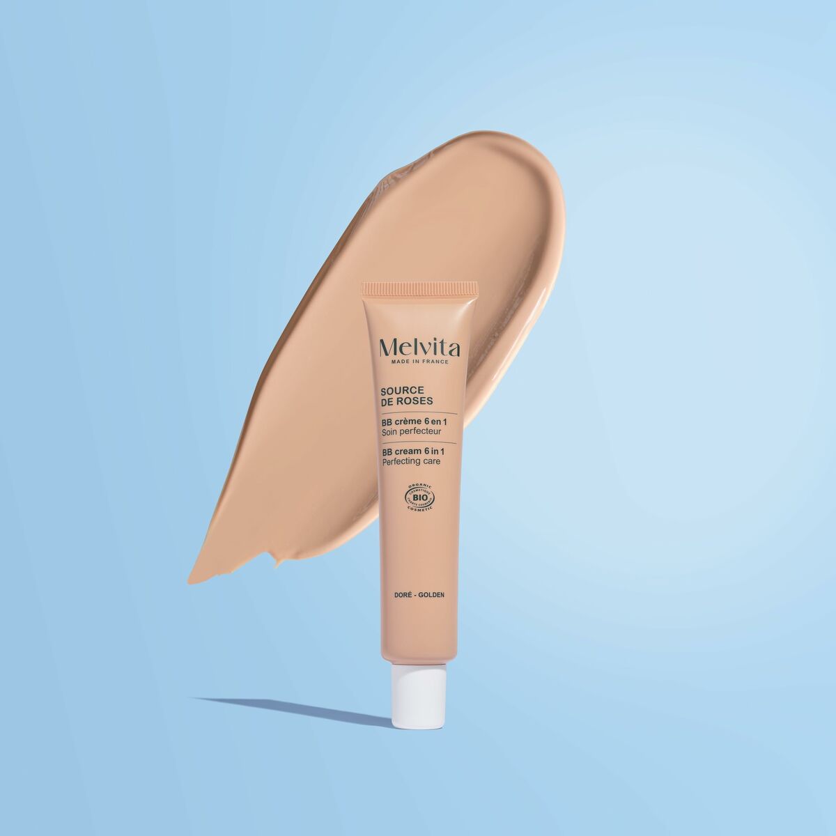 Hydrerande kräm med färg Melvita SOURCE DE ROSES Gyllene 40 ml - 2