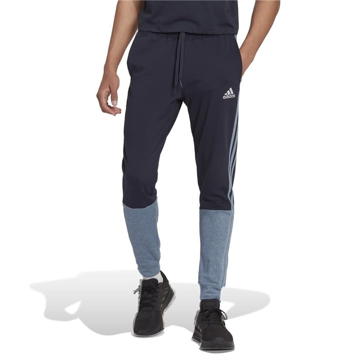Långa träningsbyxor Adidas Essentials Grå Män - 2