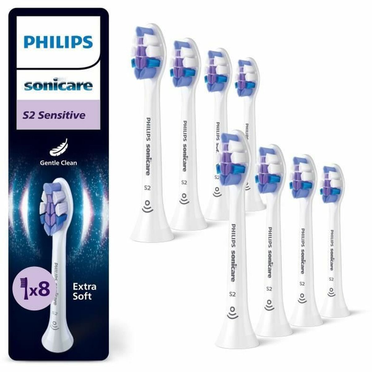 Tandborsthuvud Philips Vit