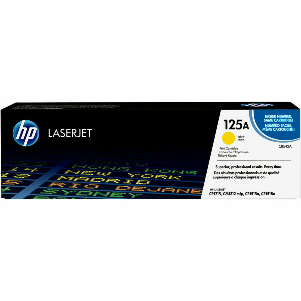 Original Toner HP CB542A Gul