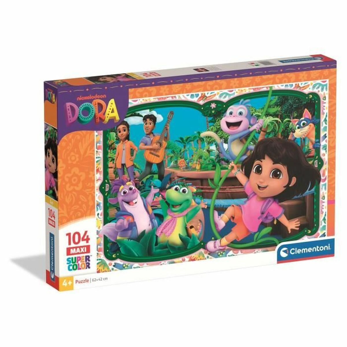 Pussel Clementoni Dora 62 x 42 cm 104 Delar