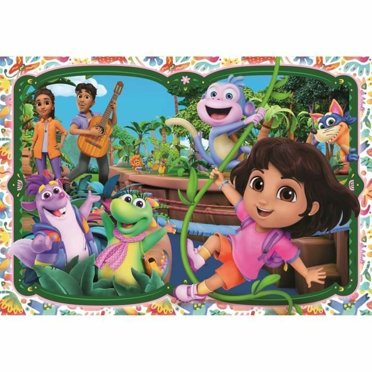 Pussel Clementoni Dora 62 x 42 cm 104 Delar - 2