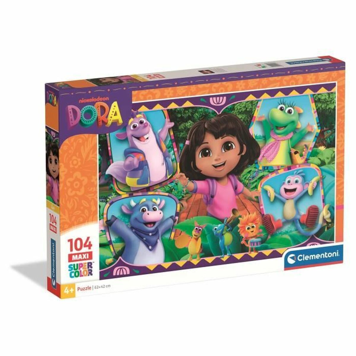 Pussel Clementoni Dora 62 x 42 cm 104 Delar