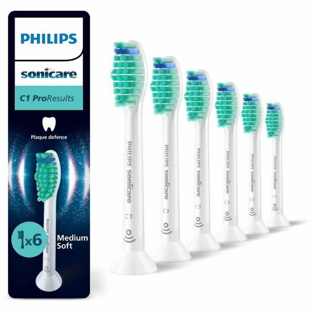 Tandborsthuvud Philips Vit