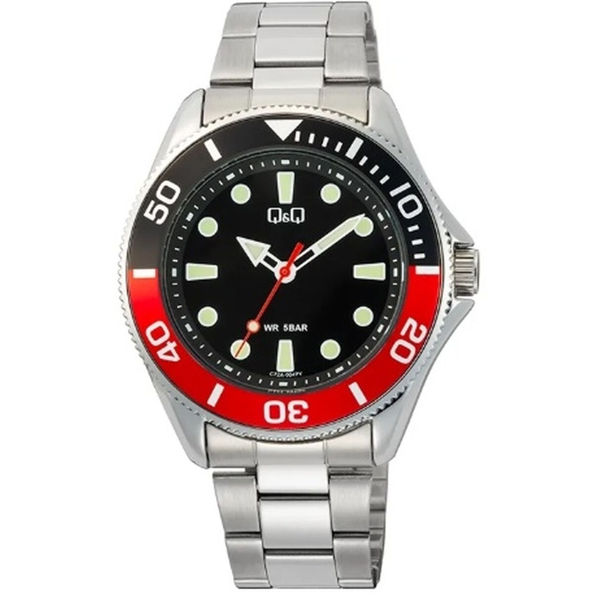 Herrklocka Q&Q GENT DIVER BLACK & RED
