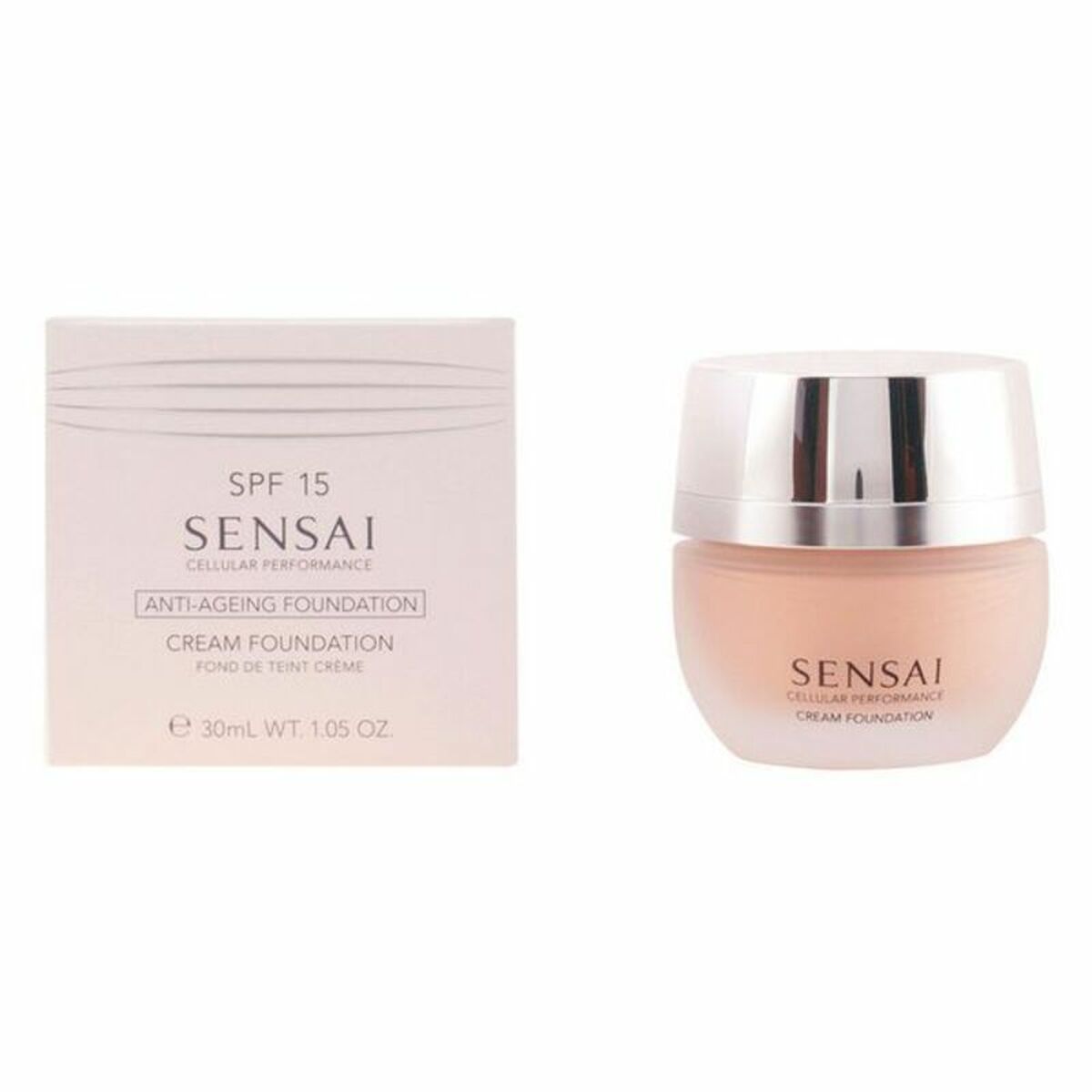 Flytande foundation för läppar Kanebo Sensai Cp cf 25 Cf25-Topaz Beige Spf 15 30 ml