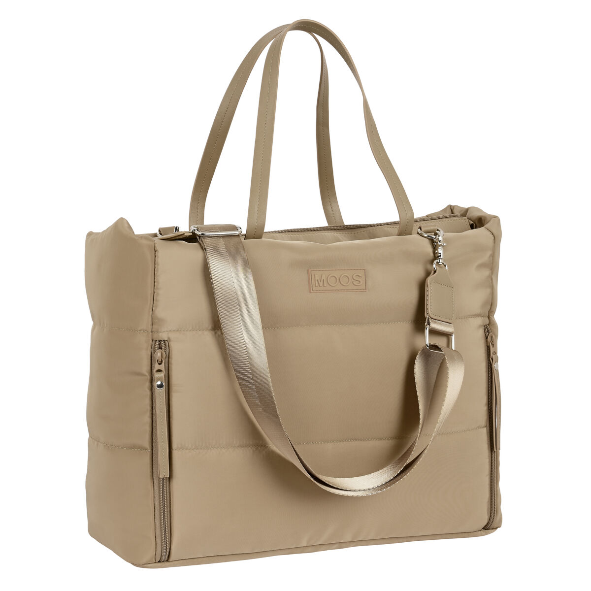 Axelväska Moos Camel Kamel 54 x 31 x 17 cm Vadderad