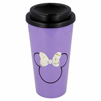 Glas med lock Minnie Mouse 01049 (520 ml)