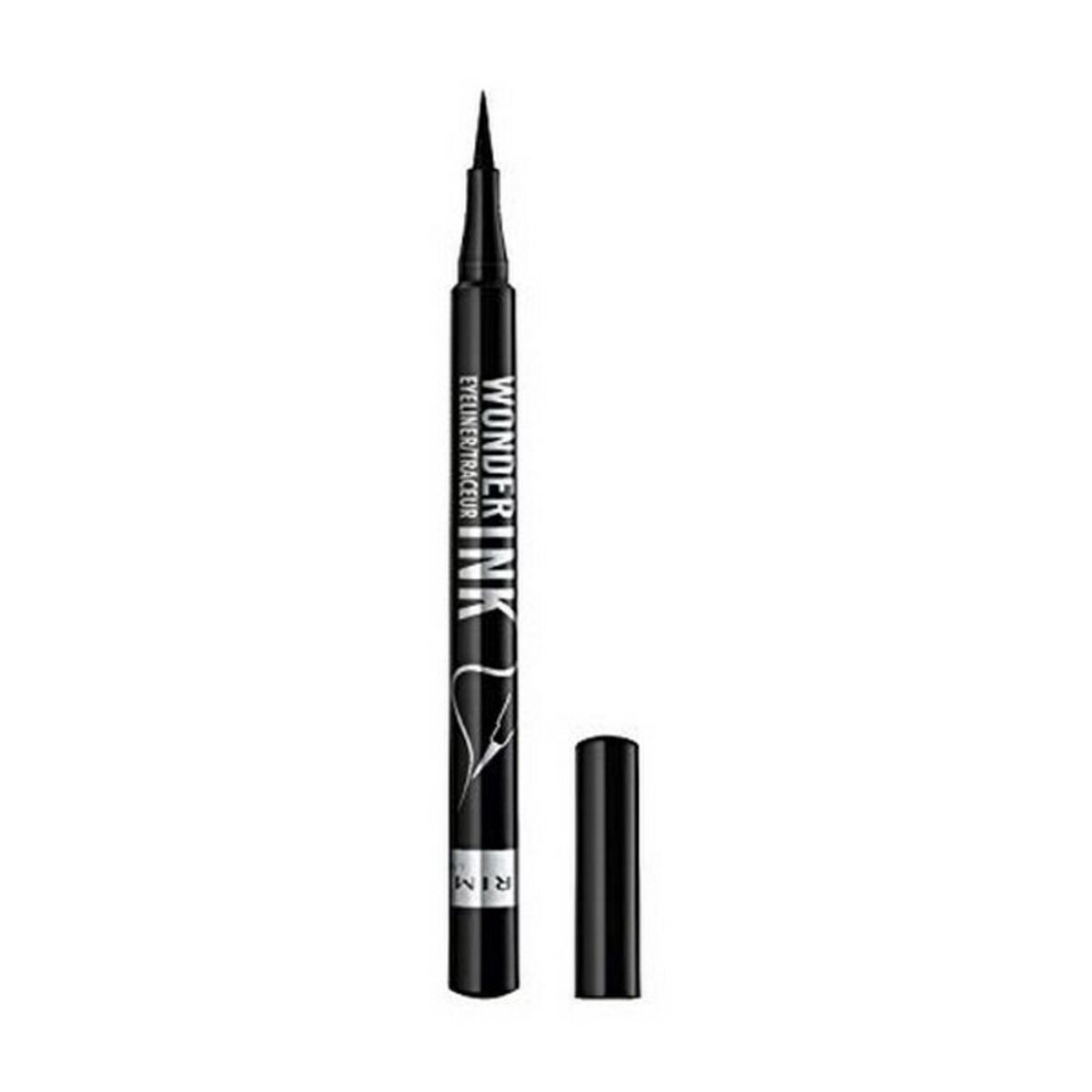 Eyeliner Rimmel London Ink Svart 1 ml