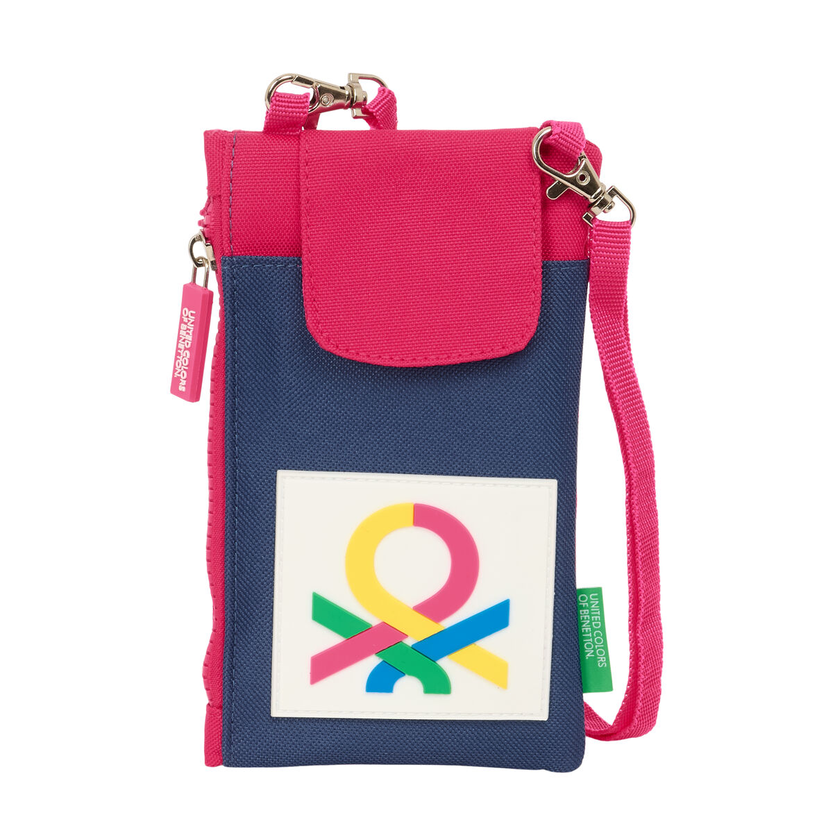 Mobilväska Benetton Cherry Cerise Marinblå