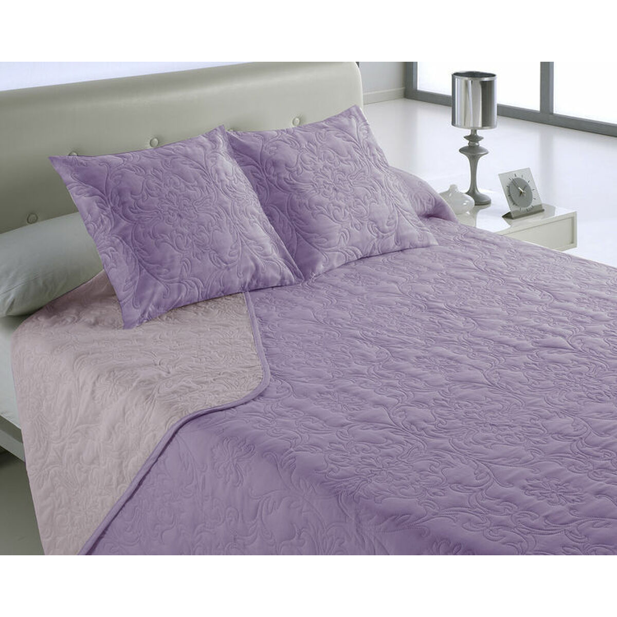 Sängöverdrag Hosteline VEGAS Röd Säng 135 230 x 260 cm (3 Delar)