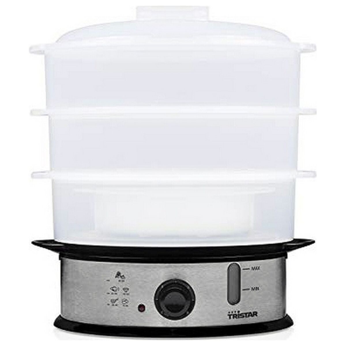 Elektrisk ångkokare Tristar VS-3914 12 L 1200W Vit Plast 1200 W - 2