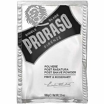 Parfymerat talkpuder Proraso 100 ml Rosmarin Mint