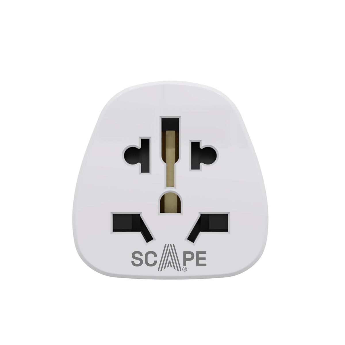 Plugg adapter Scape Travel 830IT Plast 10 A