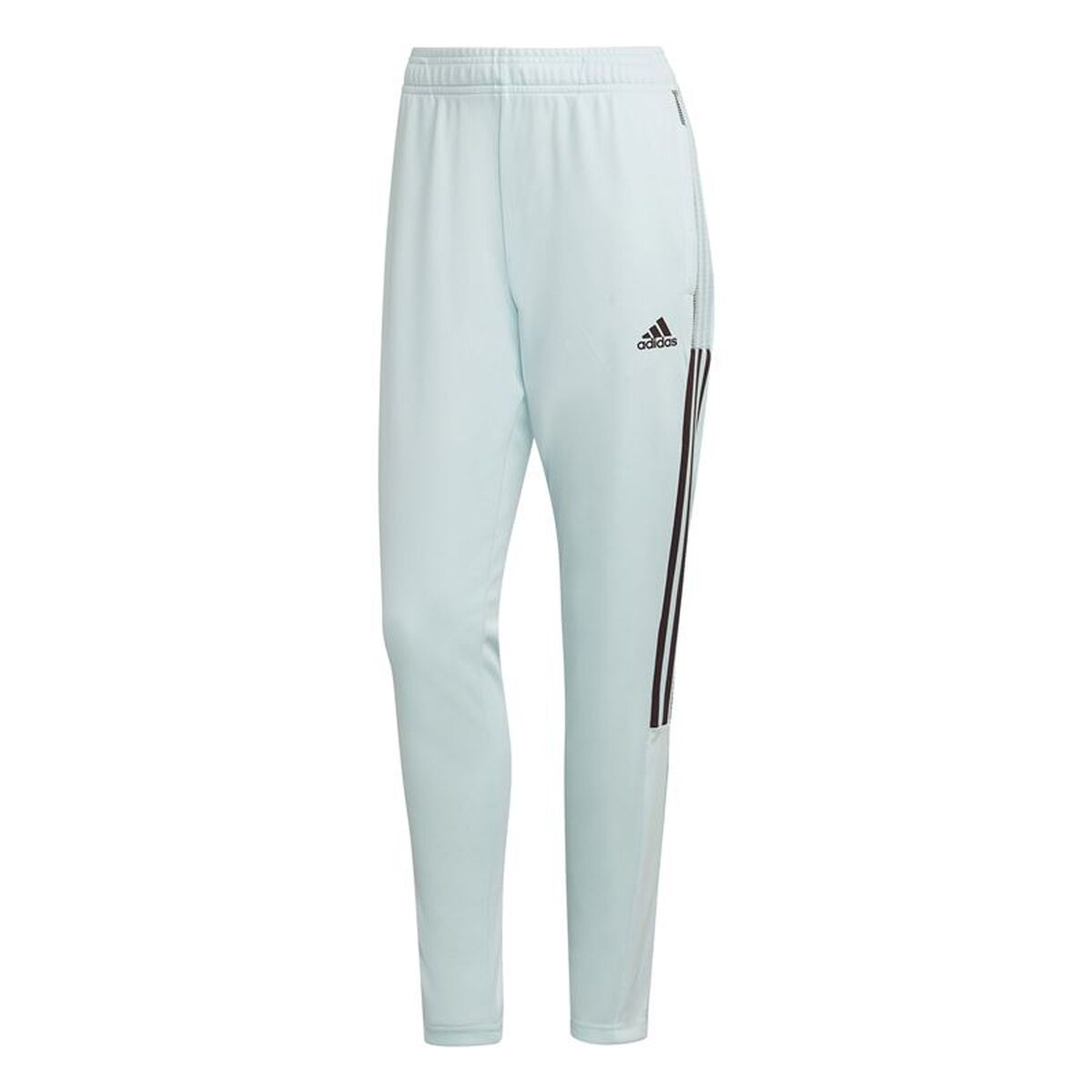 Långa träningsbyxor Adidas Ljusturkos Kvinna