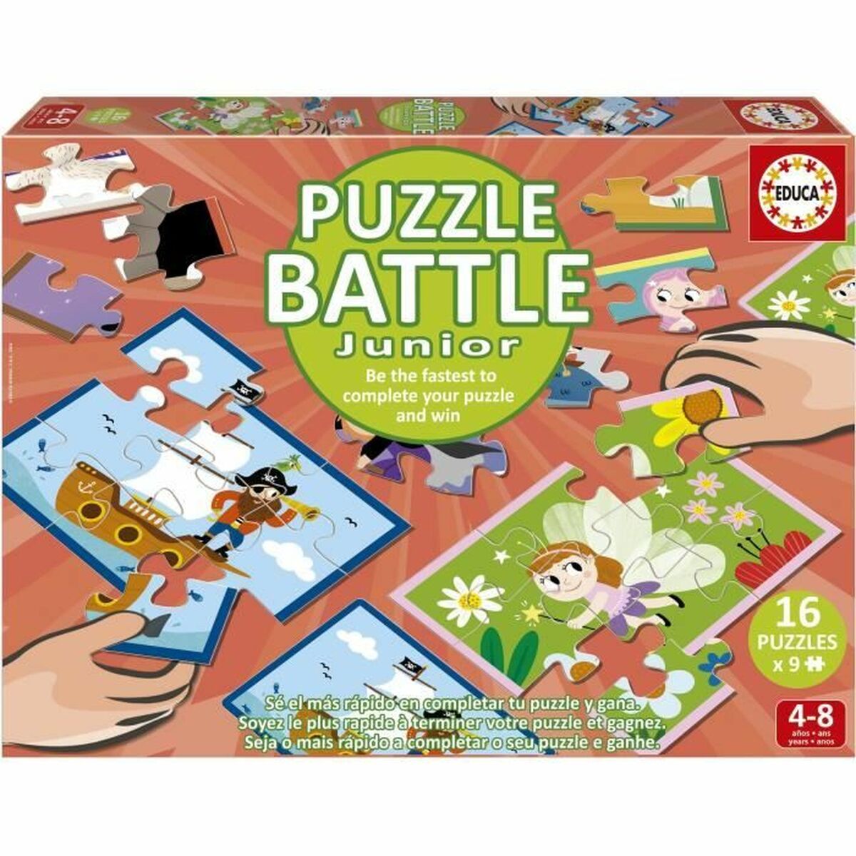Pussel Educa Battle Jr Fantasy 144 Delar