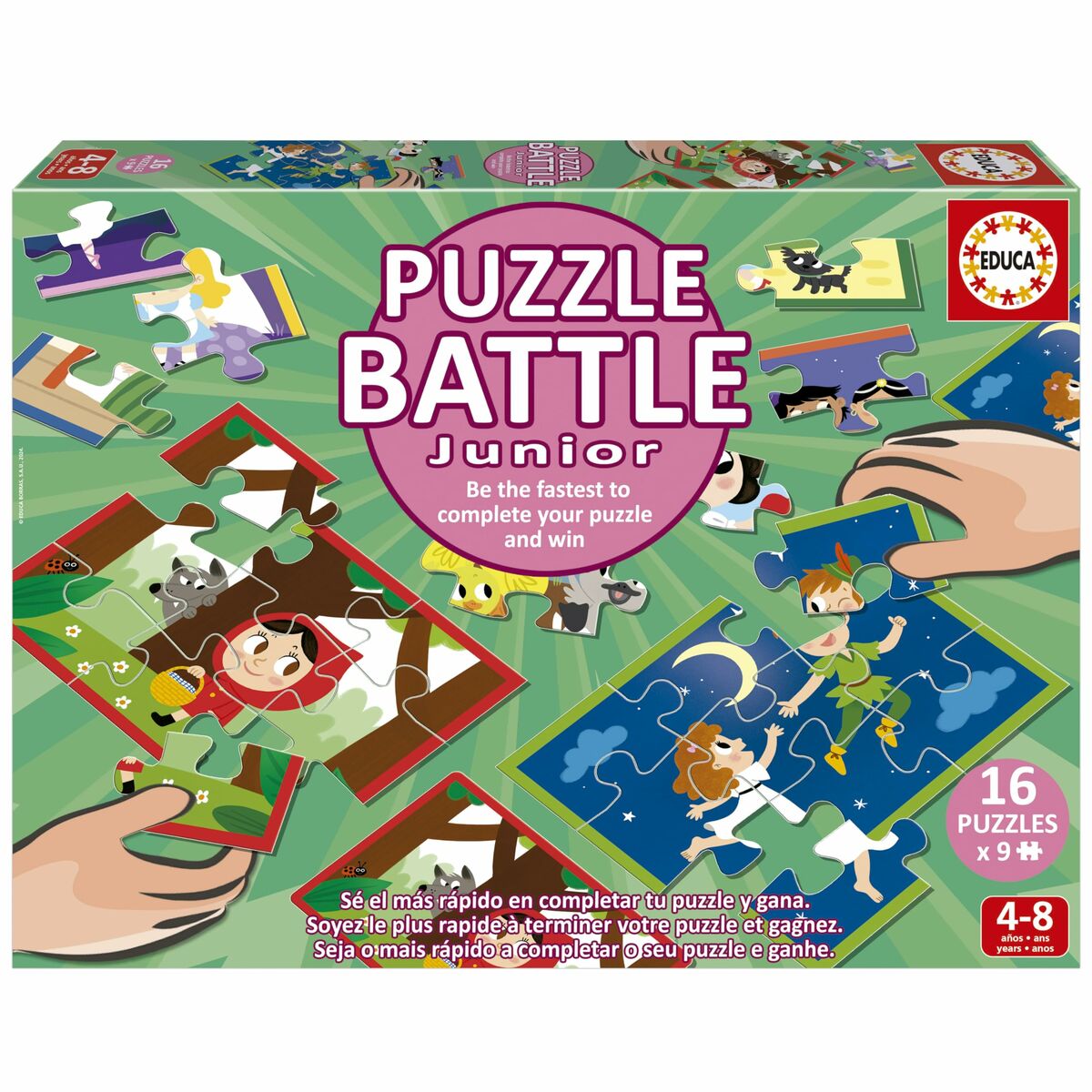 Pussel Educa Battle Jr Contes 16 Delar - 2