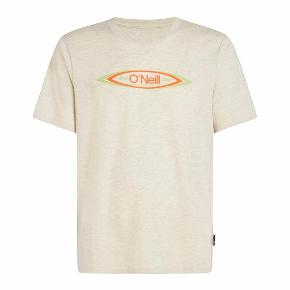 T-shirt med kortärm Herr O'Neill O'Riginals Hybrid Polygiene Graphic Beige