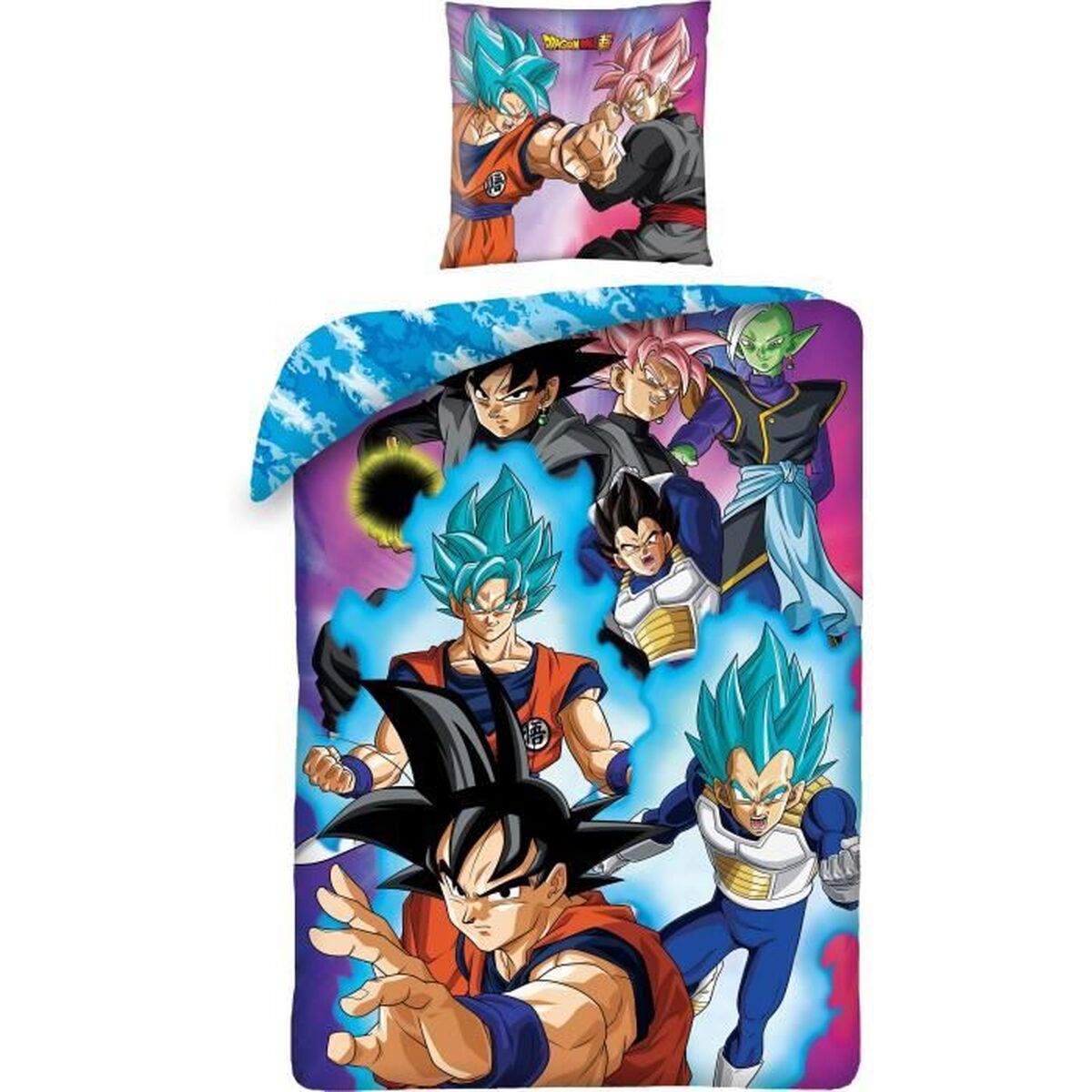 Täckslagsset Dragon Ball 25 x 5 x 29 cm Multicolour Säng 140 2 Delar