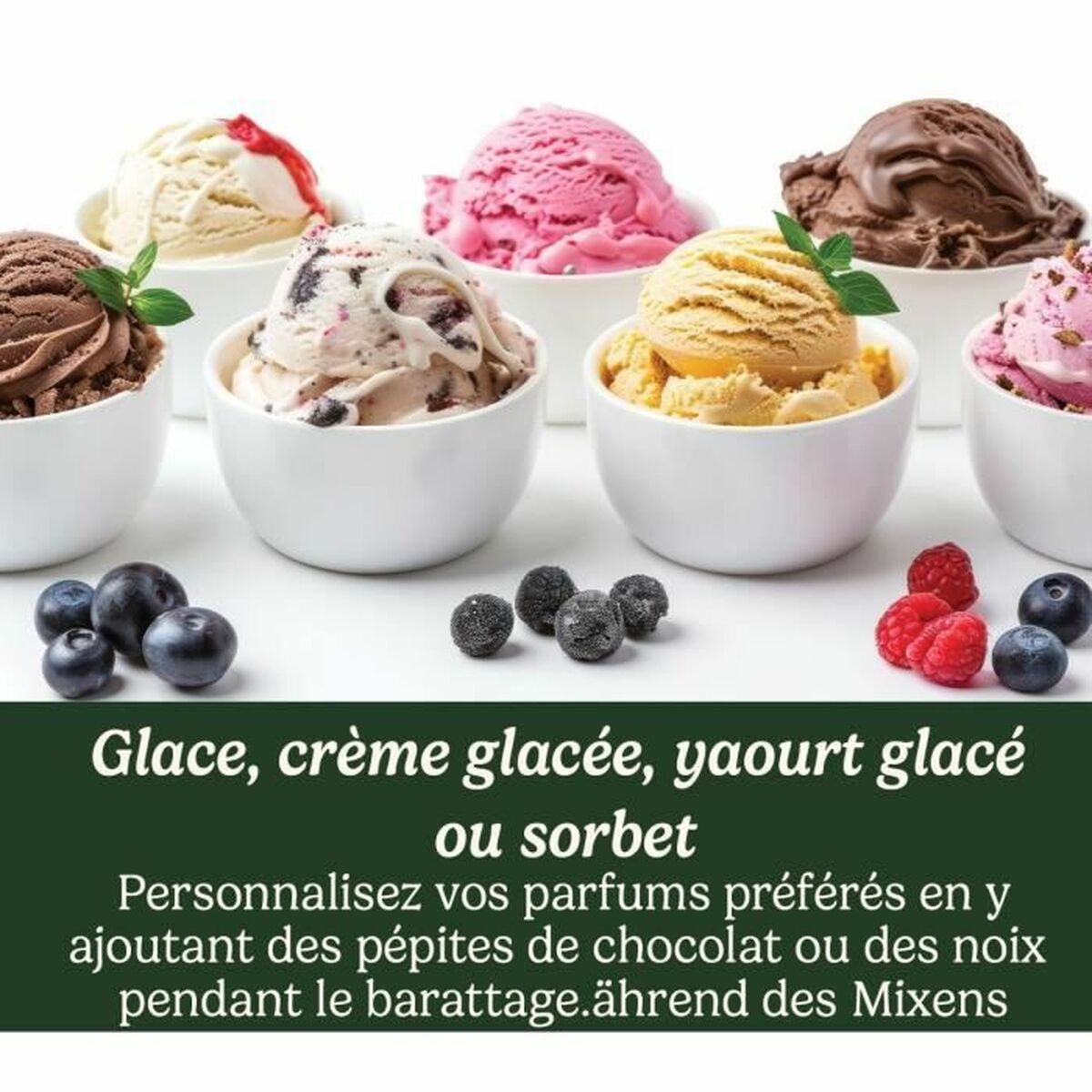 Glassmaskin Cuisinart ICE21E Vit Plast 1,4 L - 3