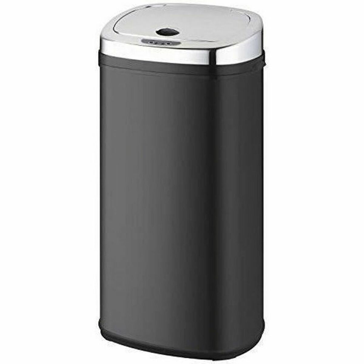 Soptunna Kitchen Move Svart Metall Rostfritt stål 42 L