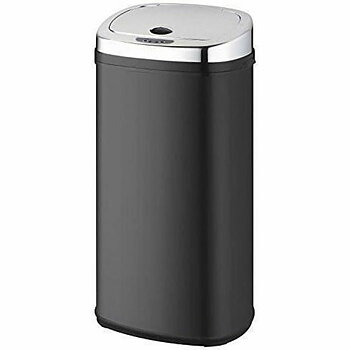 Soptunna Kitchen Move Svart Metall Rostfritt stål 42 L