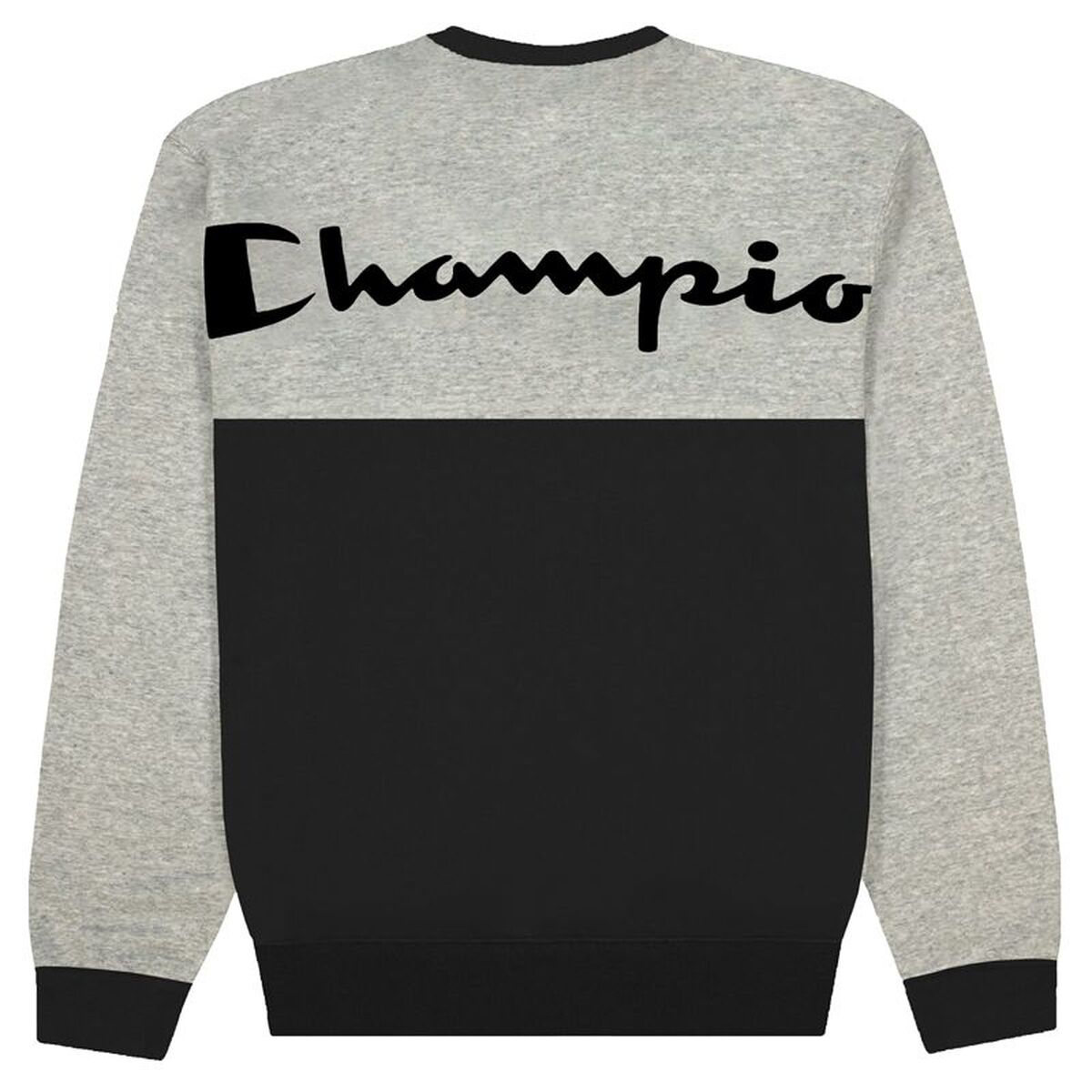 Tröja utan huva Herr Champion Spliced Script Logo Svart - 2