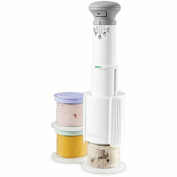 Glassmaskin Cuisinart ICEFD10E Vit Plast 1 L 3,3 L 1L