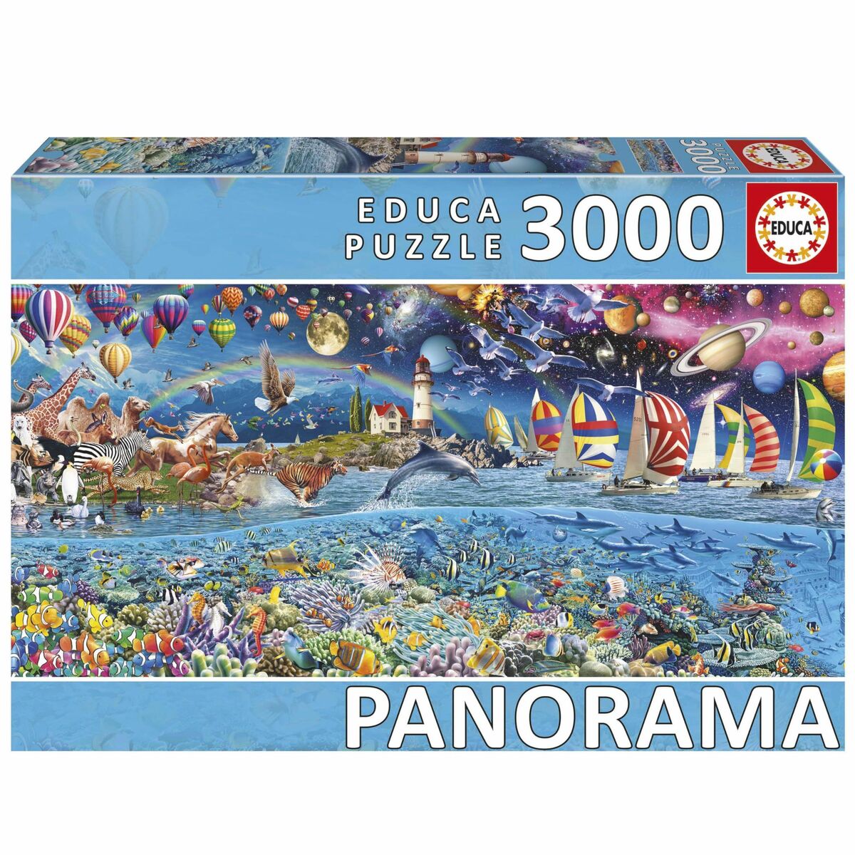 Pussel Educa Panorama de la Vida 3000 Delar