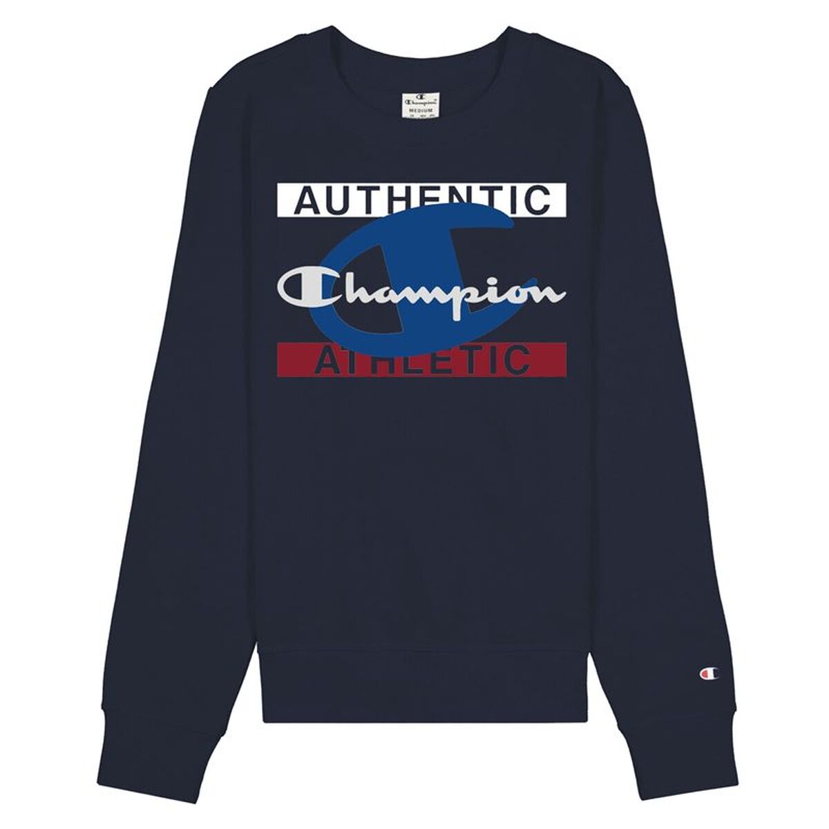 Tröja utan huva Herr Champion Authentic Athletic M Mörkblå