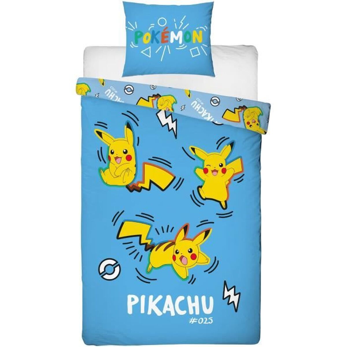 Täckslagsset Pokémon Blå 2 Delar