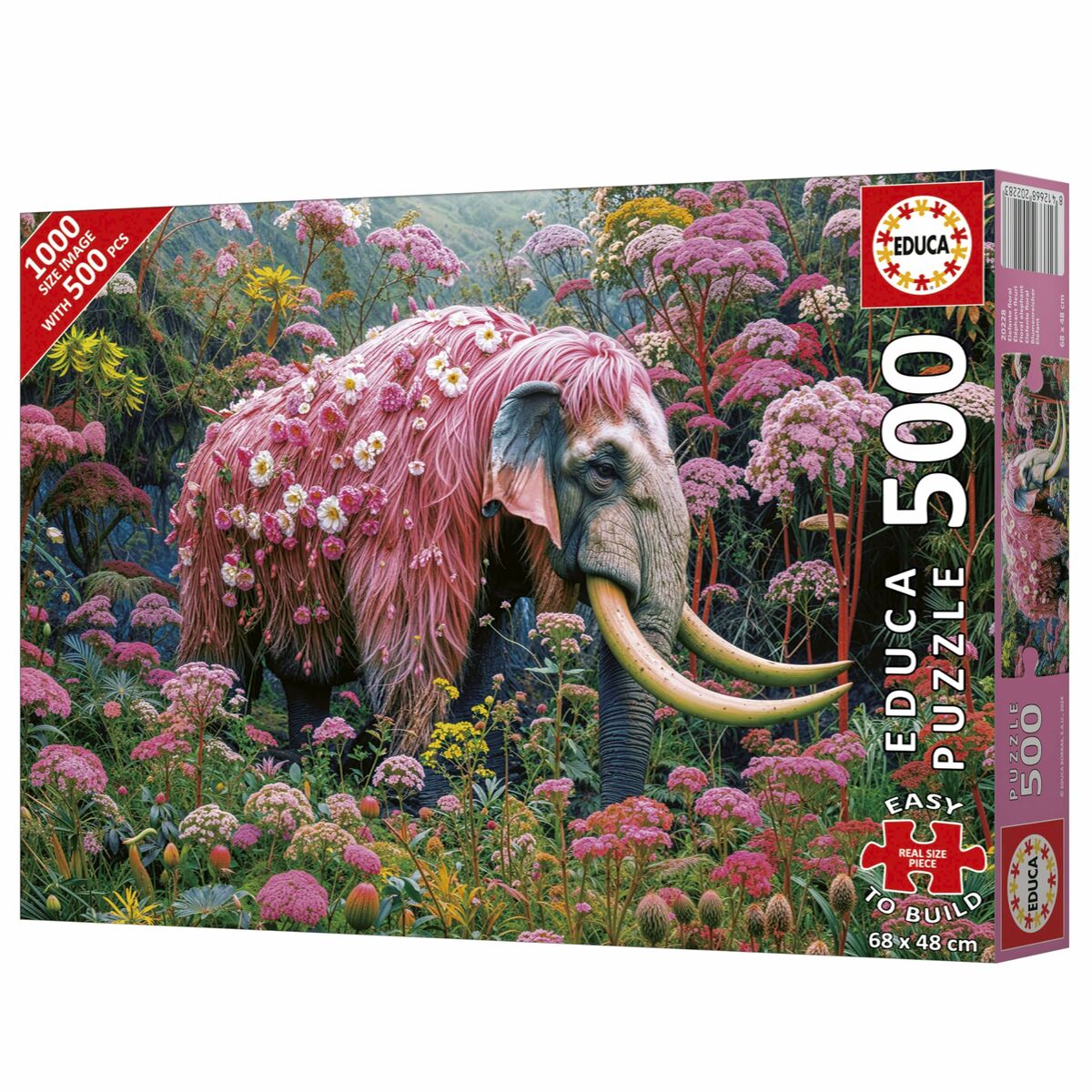 Pussel Educa Elefante Florido 500 Delar - 3