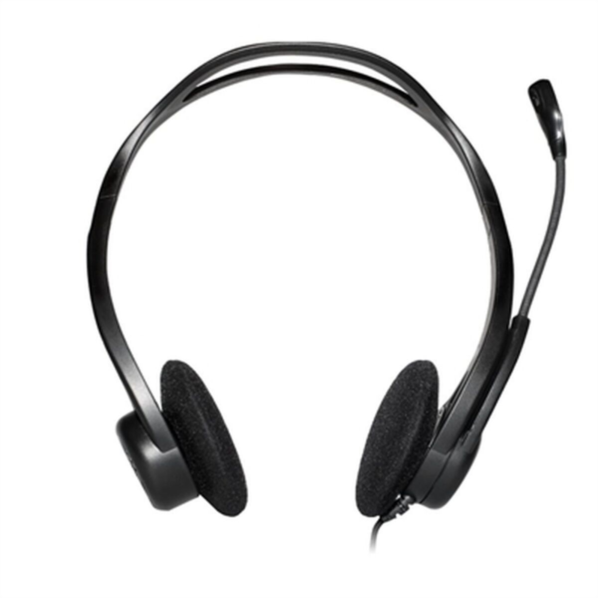 Hörlurar med Mikrofon Logitech 981-000100 Svart