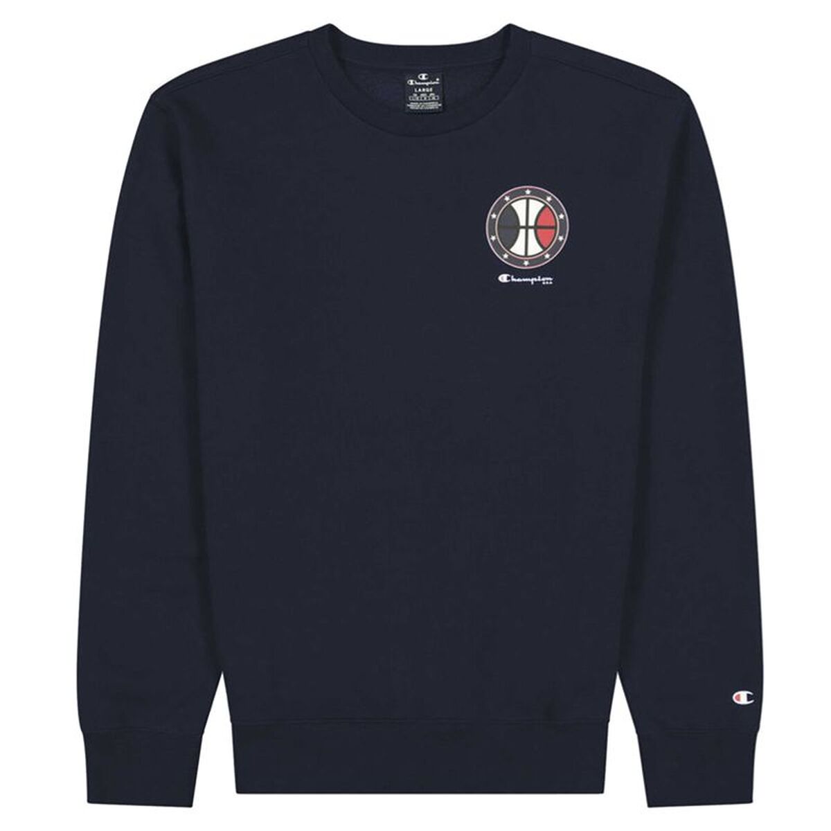 Tröja utan huva Herr Champion USA Crewneck Mörkblå